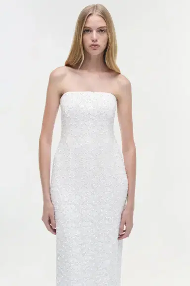 Simkhai Savia Strapless Embellished Gown | Thumbnail 3 Simkhai Savia Strapless Embellished Gown | Thumbnail 3