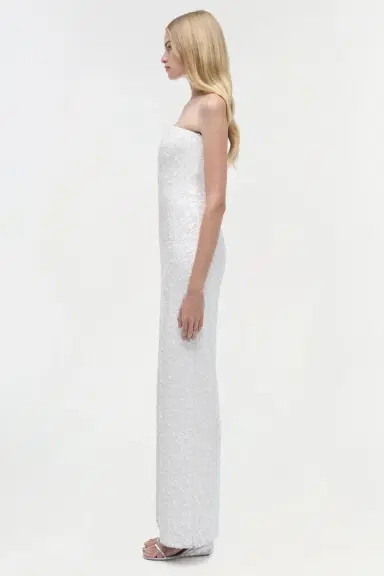 Simkhai Savia Strapless Embellished Gown | Thumbnail 4 Simkhai Savia Strapless Embellished Gown | Thumbnail 4