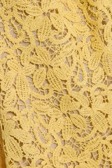 Simkhai Sera Floral Raffia Bustier Midi Dress | Thumbnail 6 Simkhai Sera Floral Raffia Bustier Midi Dress | Thumbnail 6