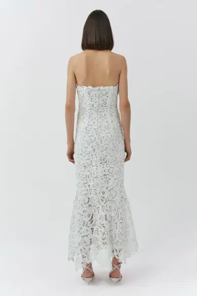 Simkhai Sera Floral Raffia Bustier Midi Dress | Thumbnail 5 Simkhai Sera Floral Raffia Bustier Midi Dress | Thumbnail 5
