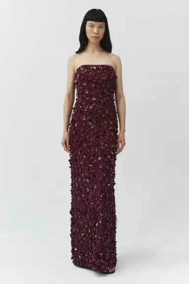 Simkhai Serafina Strapless Embellished Gown | Thumbnail 2 Simkhai Serafina Strapless Embellished Gown | Thumbnail 2