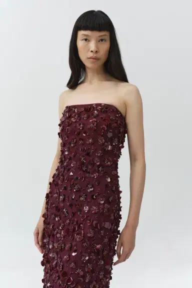 Simkhai Serafina Strapless Embellished Gown | Thumbnail 3 Simkhai Serafina Strapless Embellished Gown | Thumbnail 3