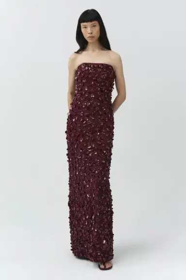 Simkhai Serafina Strapless Embellished Gown | Thumbnail 4 Simkhai Serafina Strapless Embellished Gown | Thumbnail 4