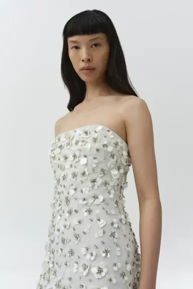 Simkhai Serafina Strapless Embellished Gown | Thumbnail 4 Simkhai Serafina Strapless Embellished Gown | Thumbnail 4