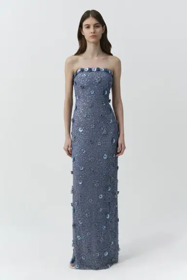 Simkhai Serafina Strapless Embellished Gown | Thumbnail 2 Simkhai Serafina Strapless Embellished Gown | Thumbnail 2
