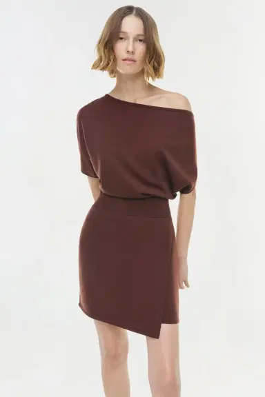 Simkhai Shania Off Shoulder Mini Dress | Thumbnail 3 Simkhai Shania Off Shoulder Mini Dress | Thumbnail 3