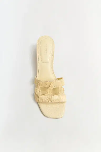 Simkhai Simkhai Monogram Raffia Flat Slide | Thumbnail 2 Simkhai Simkhai Monogram Raffia Flat Slide | Thumbnail 2