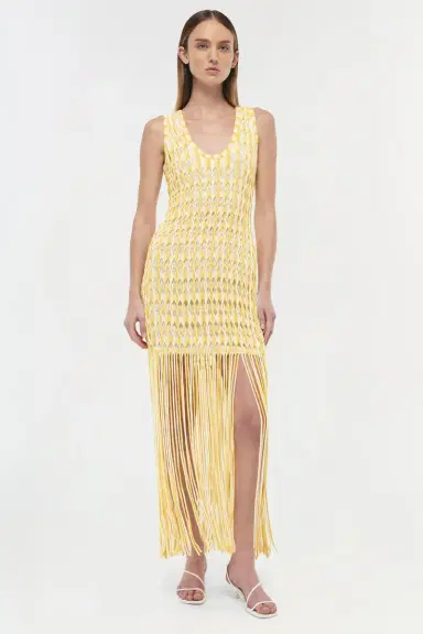 Simkhai Sonia Fringe Knit Dress | Thumbnail 2 Simkhai Sonia Fringe Knit Dress | Thumbnail 2