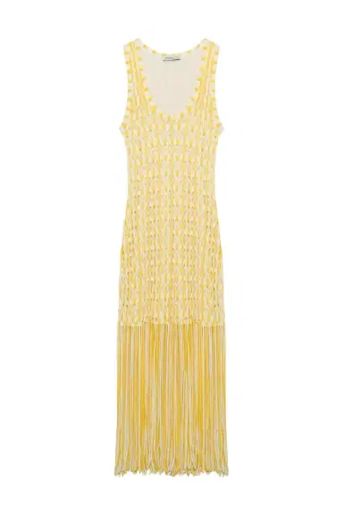 Simkhai Sonia Fringe Knit Dress | Thumbnail 1 Simkhai Sonia Fringe Knit Dress | Thumbnail 1