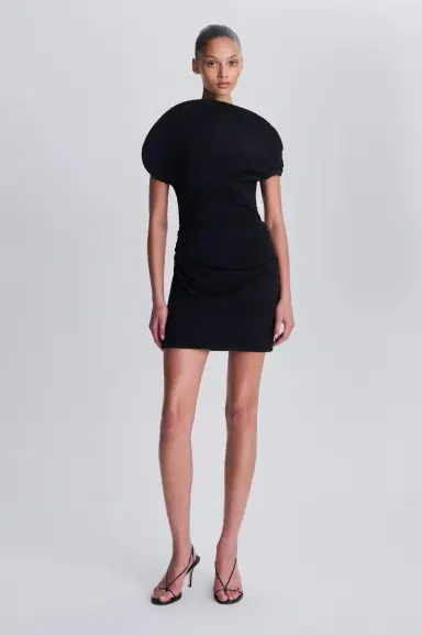 Simkhai Stefi Draped Mini Dress | Thumbnail 2 Simkhai Stefi Draped Mini Dress | Thumbnail 2