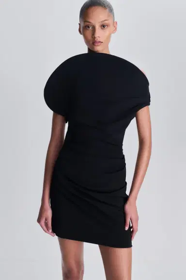 Simkhai Stefi Draped Mini Dress | Thumbnail 3 Simkhai Stefi Draped Mini Dress | Thumbnail 3