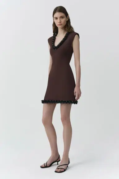 Simkhai Suki Compact Knit Mini Dress | Thumbnail 4 Simkhai Suki Compact Knit Mini Dress | Thumbnail 4