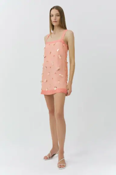 Simkhai Sumi Embellished Organza Mini Dress | Thumbnail 3 Simkhai Sumi Embellished Organza Mini Dress | Thumbnail 3
