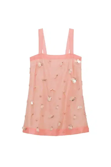 Simkhai Sumi Embellished Organza Mini Dress | Thumbnail 1 Simkhai Sumi Embellished Organza Mini Dress | Thumbnail 1