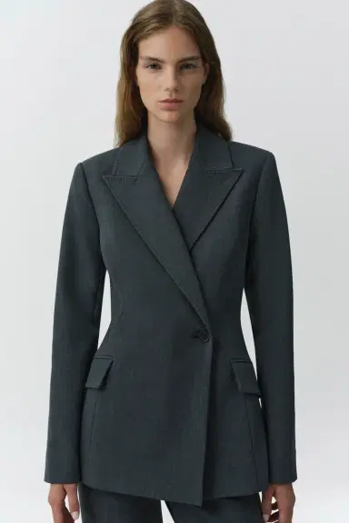 Simkhai Surabhi Hourglass Blazer | Thumbnail 4 Simkhai Surabhi Hourglass Blazer | Thumbnail 4