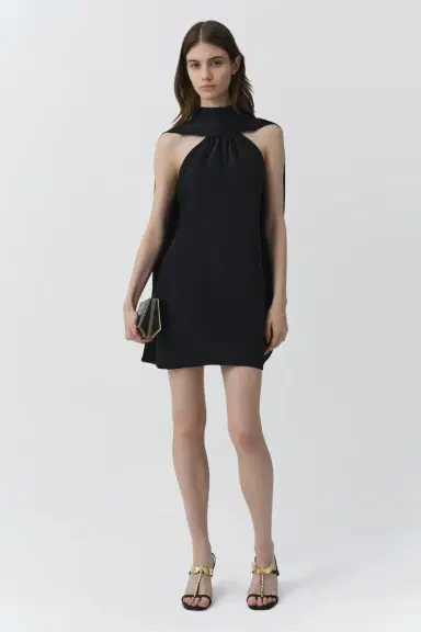 Simkhai Toni Satin Mini Dress | Thumbnail 3 Simkhai Toni Satin Mini Dress | Thumbnail 3