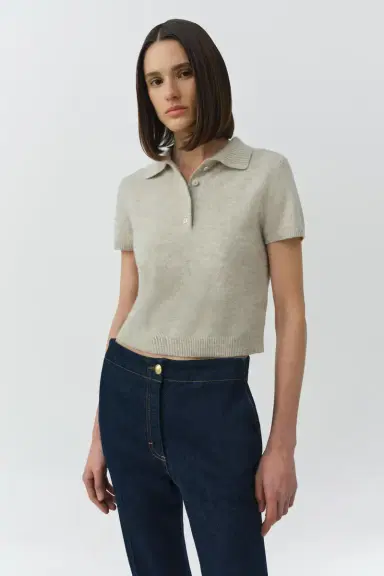 Simkhai Twila Cashmere Polo | Thumbnail 3 Simkhai Twila Cashmere Polo | Thumbnail 3