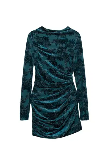 Simkhai Vallyn Floral Velvet Mini Dress | Thumbnail 1 Simkhai Vallyn Floral Velvet Mini Dress | Thumbnail 1