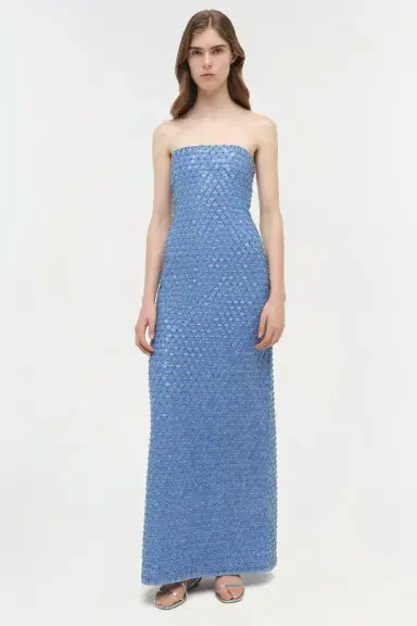 Simkhai Vanessa Embellished Bustier Midi Dress | Thumbnail 2 Simkhai Vanessa Embellished Bustier Midi Dress | Thumbnail 2