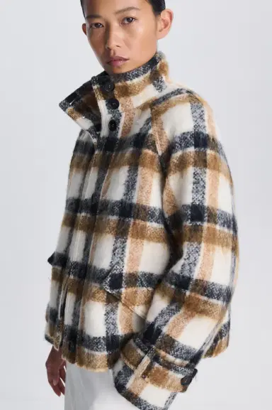Simkhai Virelle Plaid Jacket | Thumbnail 6 Simkhai Virelle Plaid Jacket | Thumbnail 6