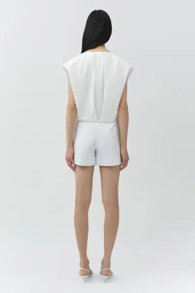Simkhai Wrenli Cotton Pleated Top | Thumbnail 5 Simkhai Wrenli Cotton Pleated Top | Thumbnail 5