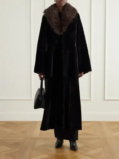 Nour Hammour Astoria Shearling Coat | Thumbnail 2 Nour Hammour Astoria Shearling Coat | Thumbnail 2