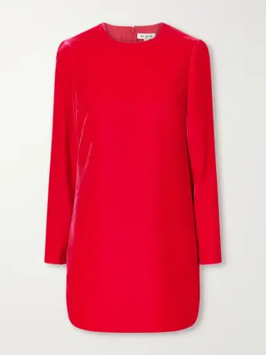Alaïa Velvet Mini Dress | Thumbnail 2 Alaïa Velvet Mini Dress | Thumbnail 2