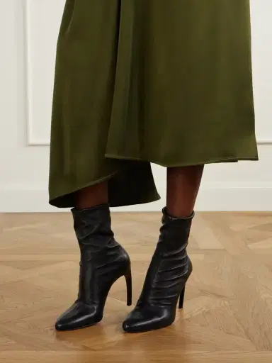Victoria Beckham Harlow Distressed Leather Ankle Boots | Thumbnail 2 Victoria Beckham Harlow Distressed Leather Ankle Boots | Thumbnail 2