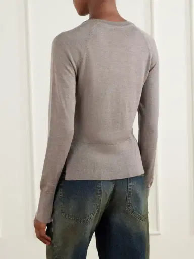 mfpen Appointment Merino Wool And Silk-blend Cardigan | Thumbnail 4 mfpen Appointment Merino Wool And Silk-blend Cardigan | Thumbnail 4