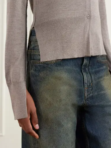 mfpen Appointment Merino Wool And Silk-blend Cardigan | Thumbnail 5 mfpen Appointment Merino Wool And Silk-blend Cardigan | Thumbnail 5