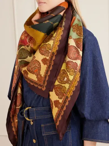 Zimmermann Printed Silk-twill Scarf | Thumbnail 3 Zimmermann Printed Silk-twill Scarf | Thumbnail 3