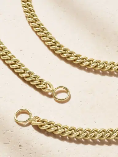 Marla Aaron Heavy Curb 14-karat Gold Necklace | Thumbnail 3 Marla Aaron Heavy Curb 14-karat Gold Necklace | Thumbnail 3