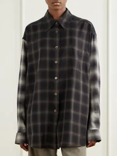 Our Legacy Favourite Checked Tencel™ Lyocell Shirt | Thumbnail 3 Our Legacy Favourite Checked Tencel™ Lyocell Shirt | Thumbnail 3