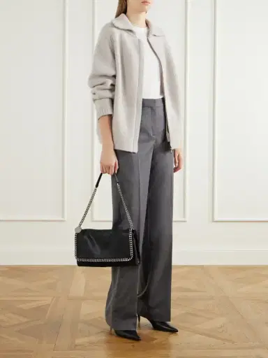 Stella McCartney Flabella Flap Vegetarian Material Shoulder Bag | Thumbnail 3 Stella McCartney Flabella Flap Vegetarian Material Shoulder Bag | Thumbnail 3
