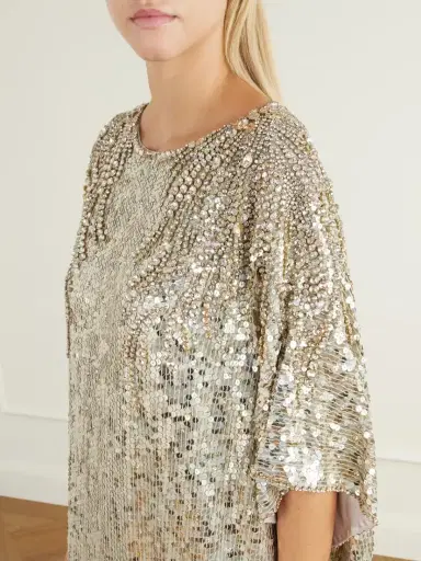 Jenny Packham Kai Sequined Tulle Gown | Thumbnail 4 Jenny Packham Kai Sequined Tulle Gown | Thumbnail 4