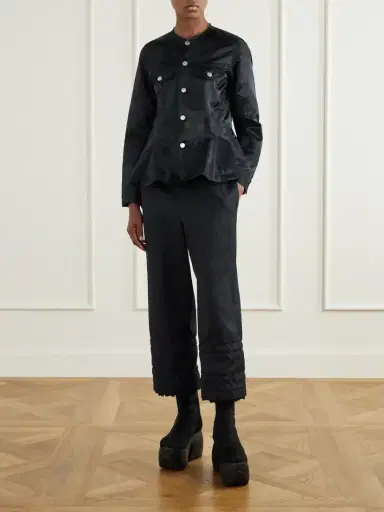 Comme des Garçons Comme des Garçons Paneled Peplum Jacquard Jacket | Thumbnail 2 Comme des Garçons Comme des Garçons Paneled Peplum Jacquard Jacket | Thumbnail 2