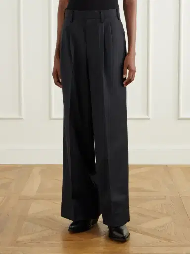Junya Watanabe Pinstriped Wool-blend Wide-leg Pants | Thumbnail 3 Junya Watanabe Pinstriped Wool-blend Wide-leg Pants | Thumbnail 3