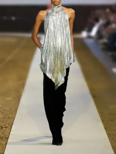 Stella McCartney Open-back Chainmail Halterneck Blouse | Thumbnail 5 Stella McCartney Open-back Chainmail Halterneck Blouse | Thumbnail 5