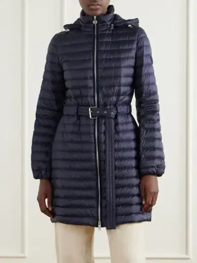 Burberry Hooded Belted Quilted Shell Coat | Thumbnail 3 Burberry Hooded Belted Quilted Shell Coat | Thumbnail 3