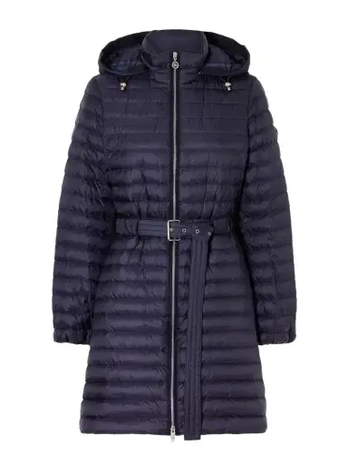 Burberry Hooded Belted Quilted Shell Coat | Thumbnail 1 Burberry Hooded Belted Quilted Shell Coat | Thumbnail 1