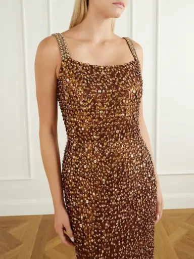 Jenny Packham Sonnet Sequined Tulle Gown | Thumbnail 4 Jenny Packham Sonnet Sequined Tulle Gown | Thumbnail 4