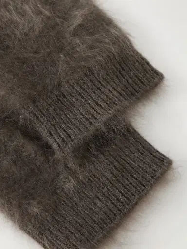 Lisa Yang Brushed-cashmere Mittens | Thumbnail 2 Lisa Yang Brushed-cashmere Mittens | Thumbnail 2