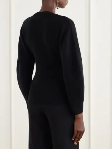 Carolina Herrera Wool And Cashmere-blend Sweater | Thumbnail 4 Carolina Herrera Wool And Cashmere-blend Sweater | Thumbnail 4