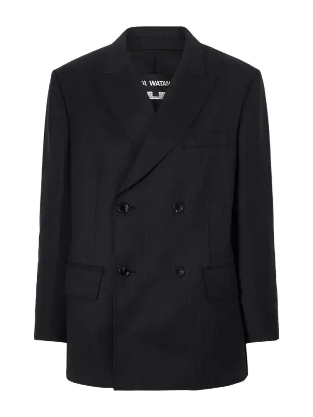 Pinstriped Wool-blend Double-breasted Blazer Pinstriped Wool-blend Double-breasted Blazer