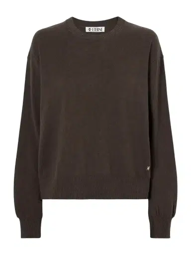 ÉTERNE Cotton And Cashmere-blend Sweater | Thumbnail 1 ÉTERNE Cotton And Cashmere-blend Sweater | Thumbnail 1
