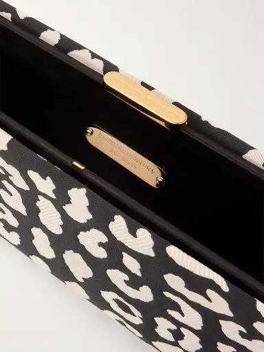 Carolina Herrera Animal-print Jacquard Clutch | Thumbnail 6 Carolina Herrera Animal-print Jacquard Clutch | Thumbnail 6