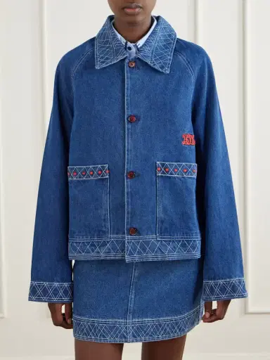 BODE Embroidered Denim Jacket | Thumbnail 3 BODE Embroidered Denim Jacket | Thumbnail 3
