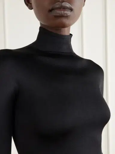 Alaïa Silk-blend Bodysuit | Thumbnail 4 Alaïa Silk-blend Bodysuit | Thumbnail 4