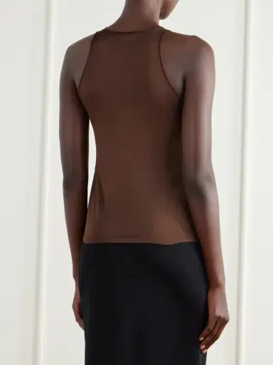 Balmain Lace-trimmed Knitted Tank | Thumbnail 4 Balmain Lace-trimmed Knitted Tank | Thumbnail 4