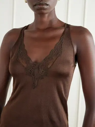Balmain Lace-trimmed Knitted Tank | Thumbnail 5 Balmain Lace-trimmed Knitted Tank | Thumbnail 5